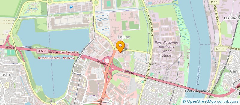 localisation de l'entreprise TRANSER 33 à BORDEAUX