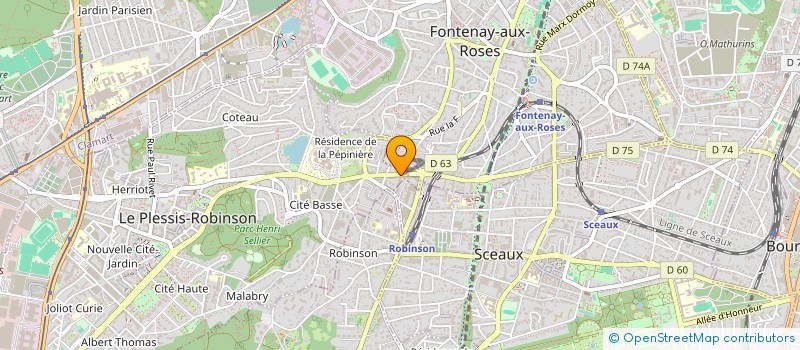 localisation de l'entreprise TRANSERVICES à LE PLESSIS-ROBINSON