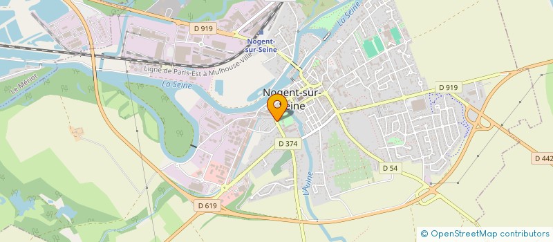 localisation de l'entreprise TRANSERVICES  NOGENT-SUR-SEINE