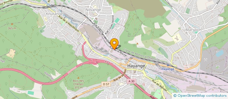 localisation de l'entreprise TRANSEURIS à HAYANGE