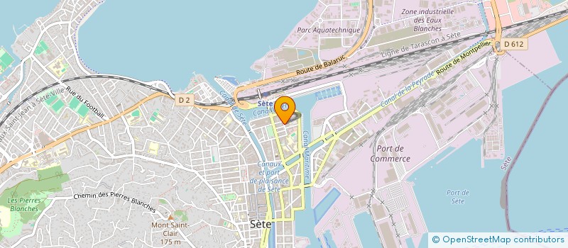 localisation de l'entreprise TRANSEUROMAROC à SETE