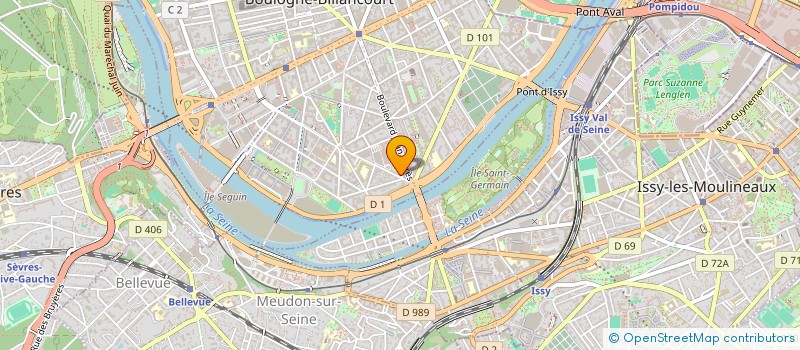 localisation de l'entreprise TRANSEUROPA CONSULTEAM  BOULOGNE-BILLANCOURT