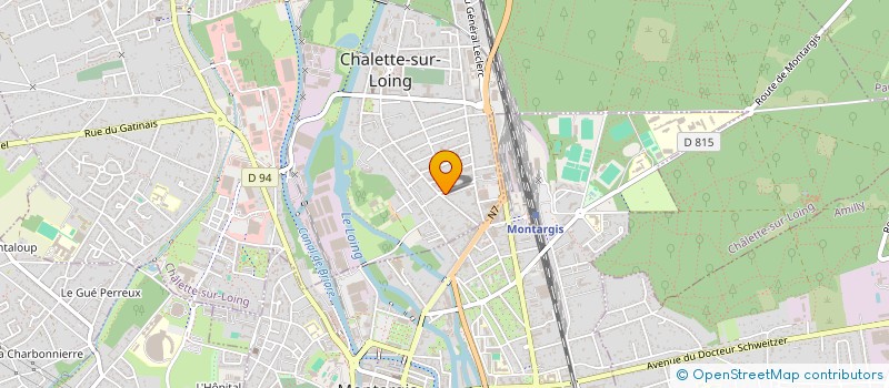 localisation de l'entreprise TRANSEUROPA LOGISTICS à CHALETTE-SUR-LOING