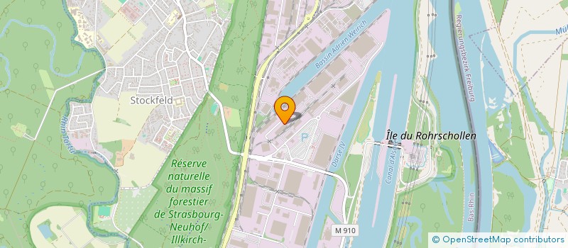 localisation de l'entreprise TRANSEX STRASBOURG à STRASBOURG