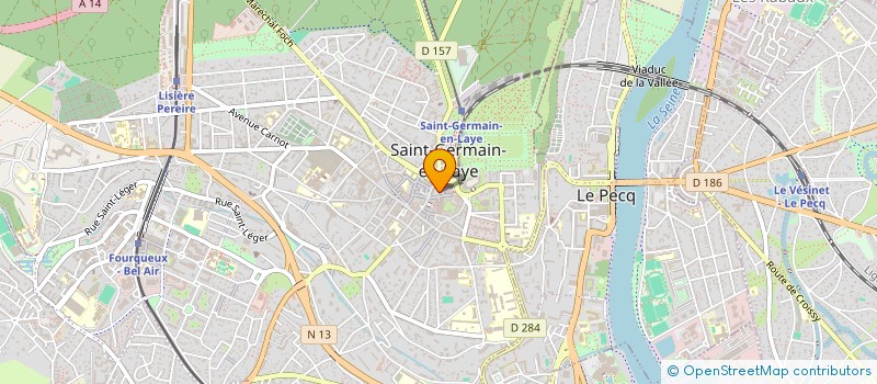 localisation de l'entreprise TRANSEXPORT à SAINT-GERMAIN-EN-LAYE