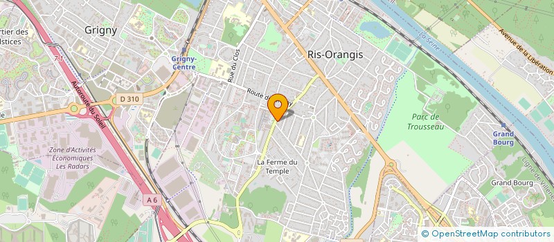 localisation de l'entreprise TRANSEXPRESS 91 à RIS-ORANGIS
