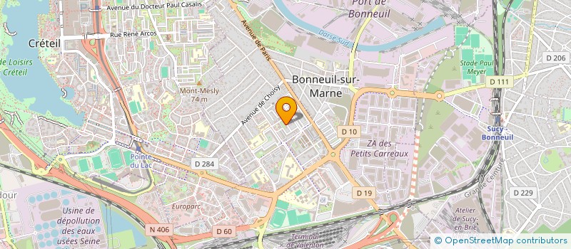 localisation de l'entreprise TRANSEXPRESS 94 à BONNEUIL-SUR-MARNE
