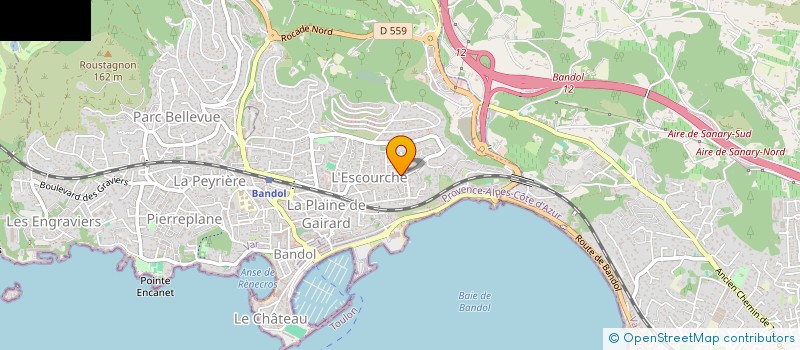 localisation de l'entreprise TRANSF'AIR à BANDOL