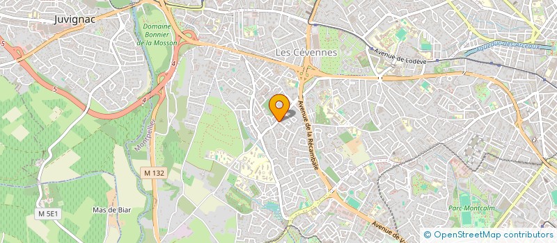 localisation de l'entreprise TRANSFAC TRANSMETTRE FORMER ACCOMPAGNER à MONTPELLIER