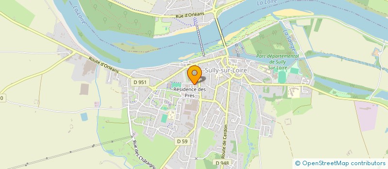 localisation de l'entreprise TRANSFAST à SULLY-SUR-LOIRE