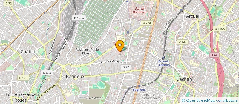 localisation de l'entreprise TRANSFAST à BAGNEUX