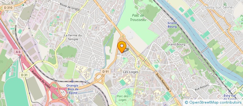 localisation de l'entreprise TRANSFAT à EVRY-COURCOURONNES