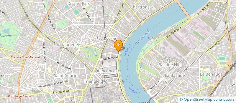 localisation de l'entreprise TRANSFERH  BORDEAUX