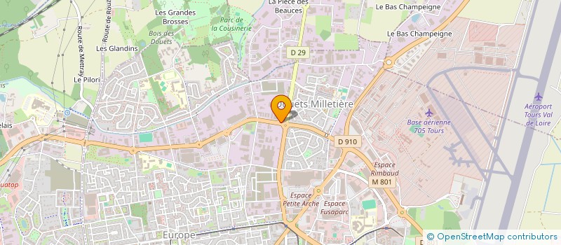 localisation de l'entreprise TRANSFERON FRANCE à TOURS