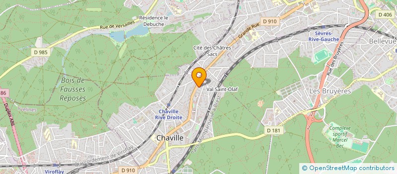 localisation de l'entreprise TRANSFERT 3 S à CHAVILLE