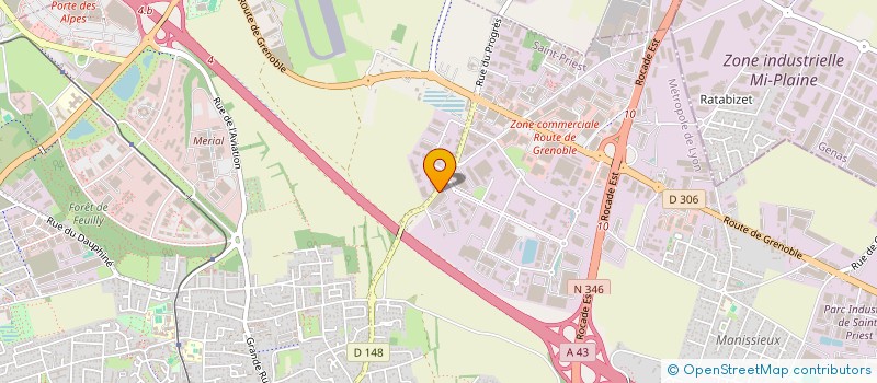 localisation de l'entreprise TRANSFERT  SAINT-PRIEST