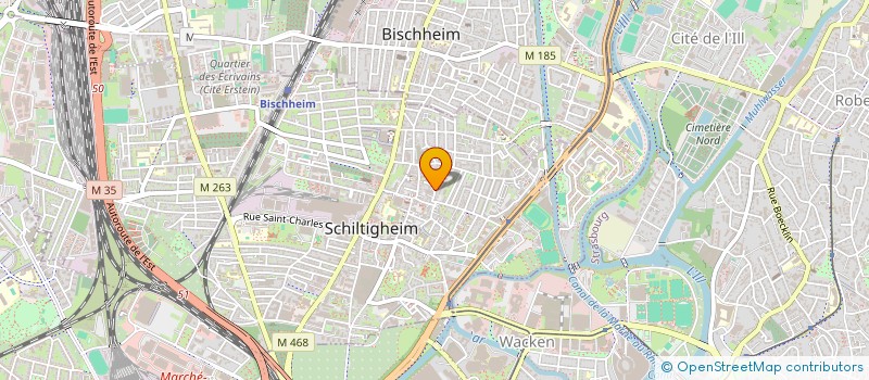 localisation de l'entreprise TRANSFERT  SCHILTIGHEIM