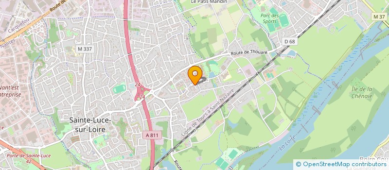 localisation de l'entreprise TRANSFERT 44  SAINTE-LUCE-SUR-LOIRE