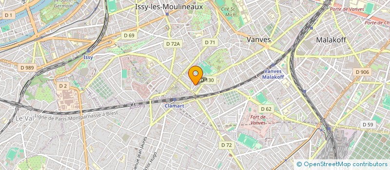 localisation de l'entreprise TRANSFERT  VANVES