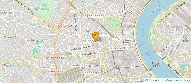 localisation de l'entreprise TRANSFERT à BORDEAUX