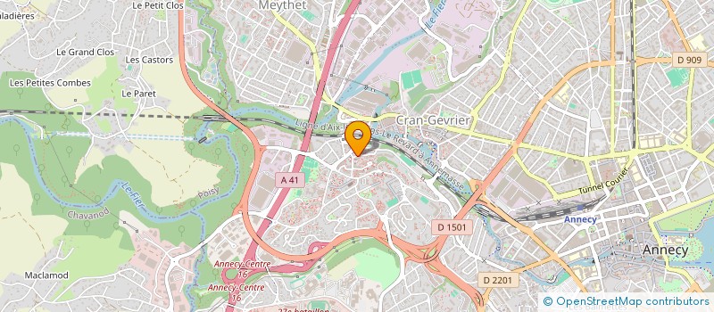 localisation de l'entreprise TRANSFERT ANNECY TAXI VTC TM ET MBASS SERVICES à ANNECY