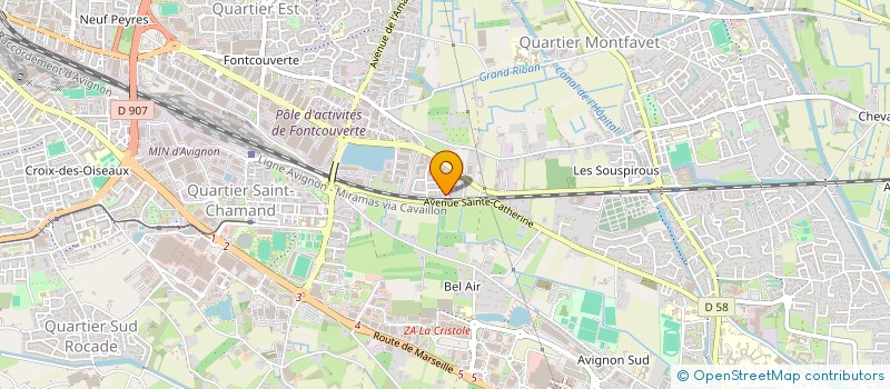 localisation de l'entreprise TRANSFERT AVIGNON GARE TGV GORDES ORANGE AEROPORT MARSEILLE VTC  AVIGNON