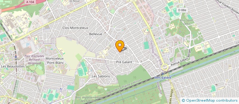 localisation de l'entreprise TRANSFERT DRIVER à VILLEPINTE