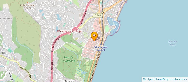 localisation de l'entreprise TRANSFERT ET CONDITIONNEMENT DE L'AIR à VILLENEUVE-LOUBET