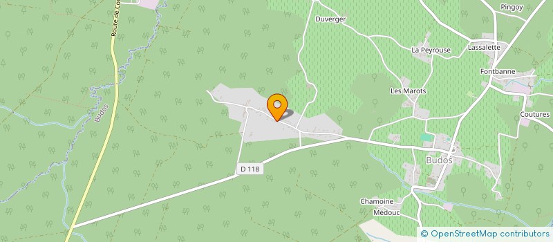 localisation de l'entreprise TRANSFERT ET DEMENAGEMENT DU SUD-OUEST  BUDOS