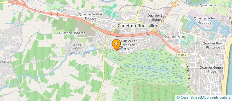 localisation de l'entreprise TRANSFERT GROUPE POP-ROCK  CANET-EN-ROUSSILLON