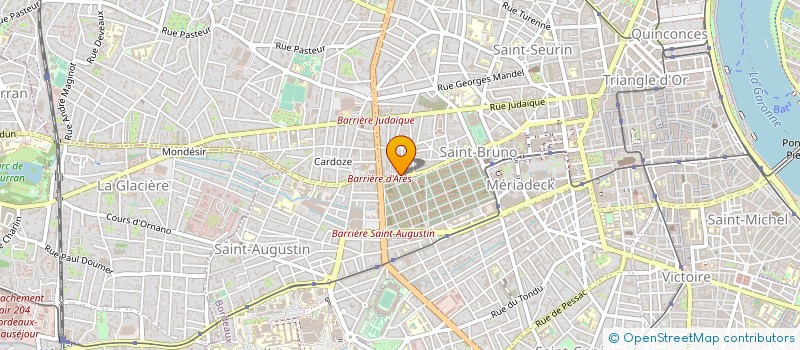 localisation de l'entreprise TRANSFERT L ESPACE ENTREPRISE à BORDEAUX