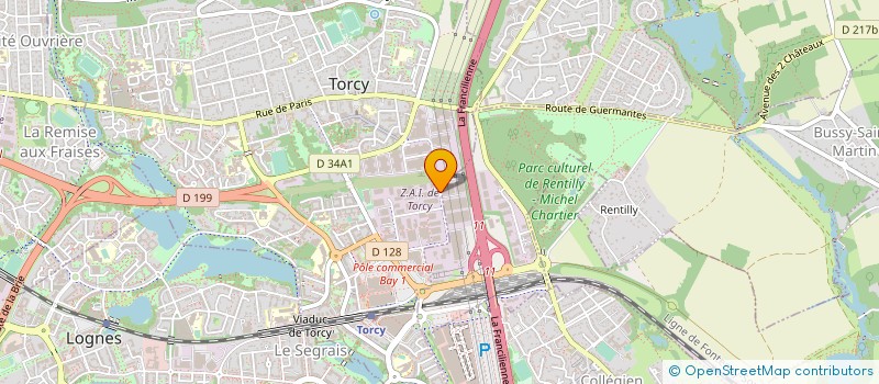 localisation de l'entreprise TRANSFERT MAINTENANCE SERVICES INDUSTRIE  TORCY