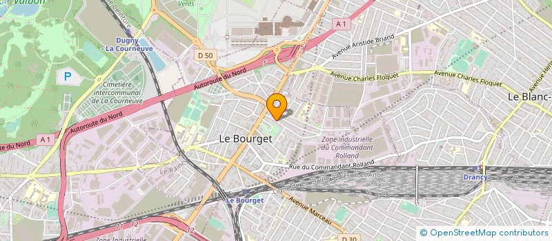 localisation de l'entreprise TRANSFERT MARCHANDISE ET MANUTENTION TRANSPORT à LE BOURGET