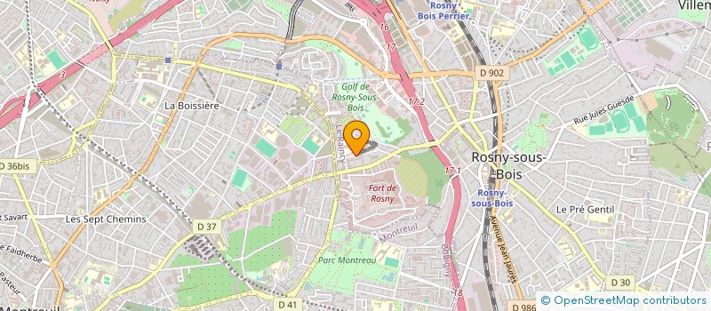 localisation de l'entreprise TRANSFERT PRESTIGE VTC à ROSNY-SOUS-BOIS