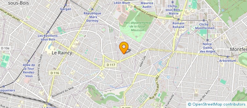 localisation de l'entreprise TRANSFERT TECHNOLOGIE TRANTEC à CLICHY-SOUS-BOIS