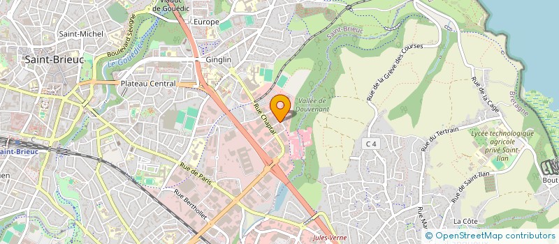 localisation de l'entreprise TRANSFERT TELEPHONIQUE ET SECRETARIAT à SAINT-BRIEUC