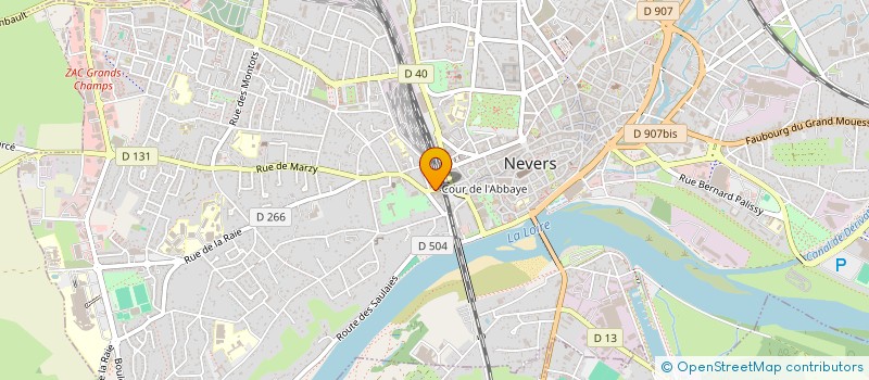 localisation de l'entreprise TRANSFERTEXTILES à NEVERS