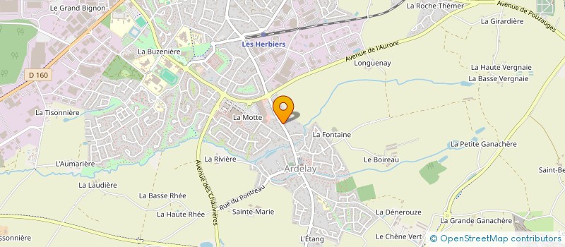 localisation de l'entreprise TRANSFERTS SERVICES AEROPORTS à LES HERBIERS