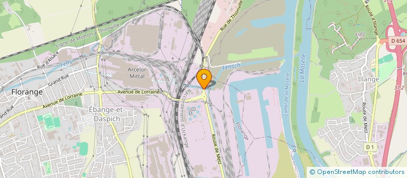 localisation de l'entreprise TRANSFI SERVICES  FLORANGE