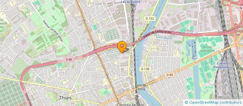 localisation de l'entreprise TRANSFINANCES  CHOISY-LE-ROI