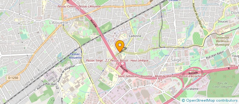 localisation de l'entreprise TRANSFLASH à PESSAC