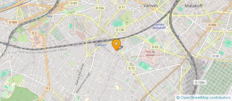 localisation de l'entreprise TRANSFLASH à MALAKOFF