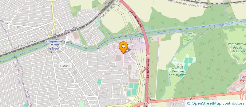 localisation de l'entreprise TRANSFLEX à VILLEPARISIS