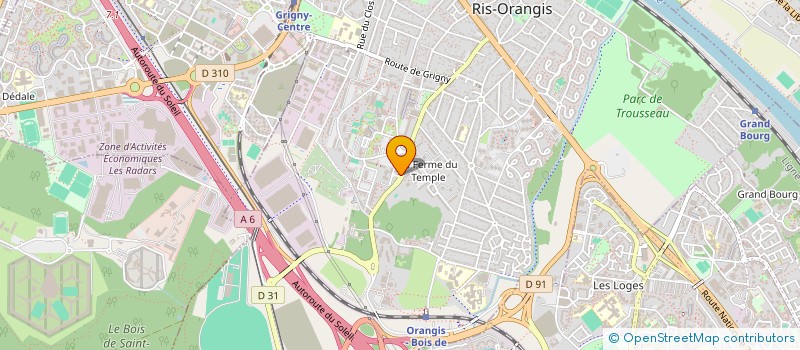 localisation de l'entreprise TRANSFLEX EXPRESS  RIS-ORANGIS