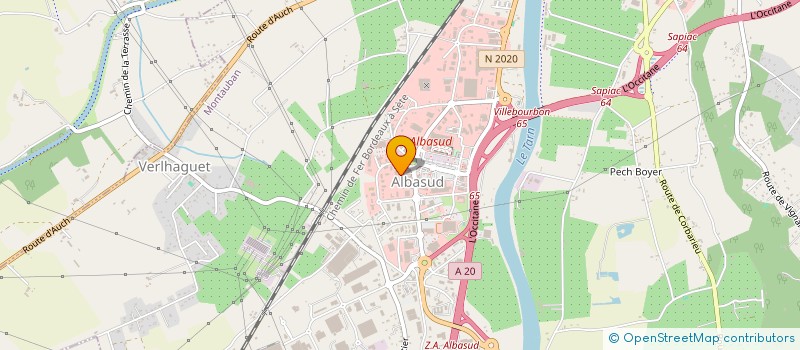 localisation de l'entreprise TRANSFLEXIPHARMA à MONTAUBAN