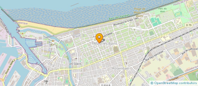 localisation de l'entreprise TRANSFLUID à DUNKERQUE