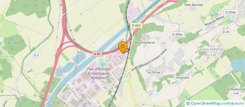 localisation de l'entreprise TRANSFLUID à SAINTE-HELENE-DU-LAC