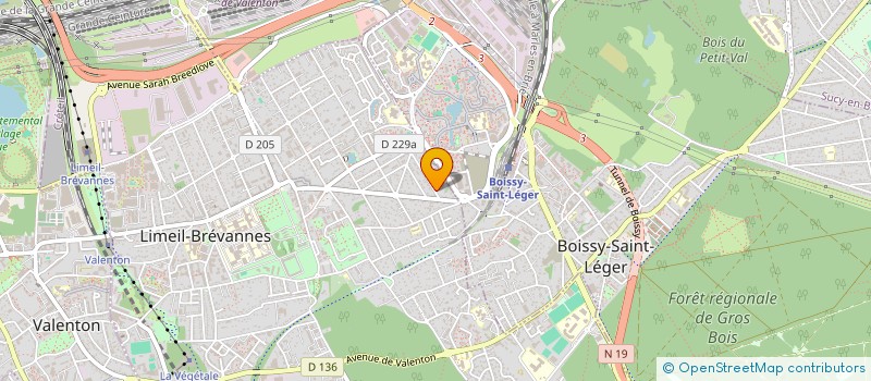 localisation de l'entreprise TRANSFLUX  LIMEIL-BREVANNES