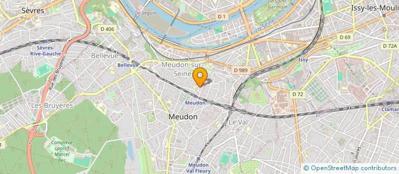 localisation de l'entreprise TRANSFO'RH  MEUDON