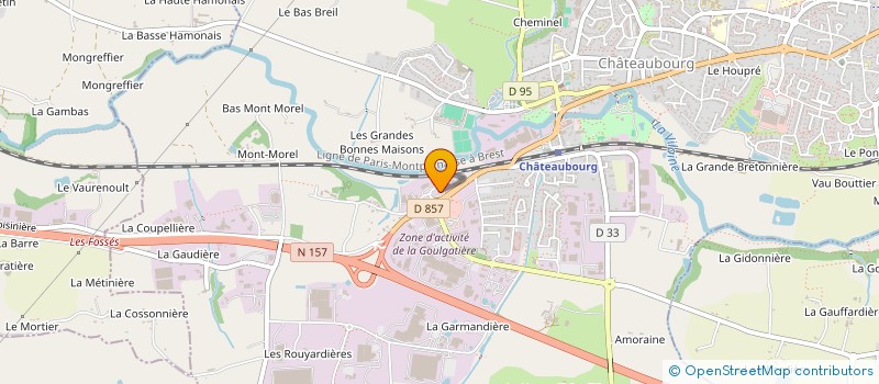 localisation de l'entreprise TRANSFO SERVICES à CHATEAUBOURG